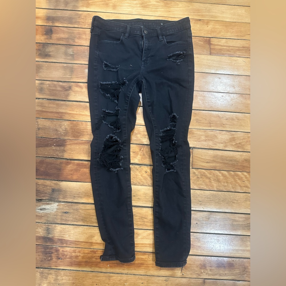 American Eagle Outfitters Black Denim Jeans